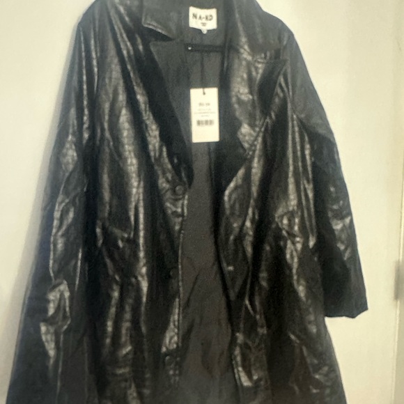 NAKD Pu Croco Jacket - Picture 9 of 11